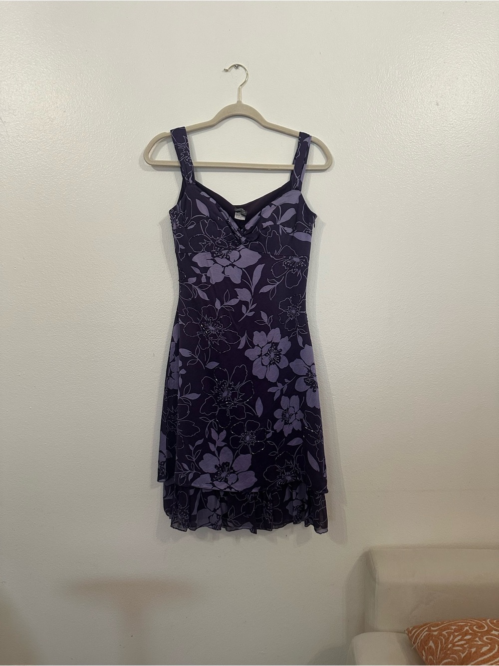 Muse Purple Floral Maxi Dress